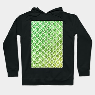 Glittery fish pattern Hoodie